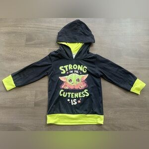 Baby Yoda sweatshirt and matching pants size 6-12 months